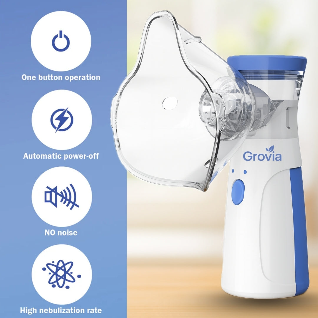 BreatheEase™ – Instant Relief, Anywhere | Silent & Portable Nebulizer
