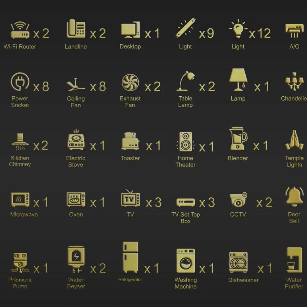 Gold Switch Stickers