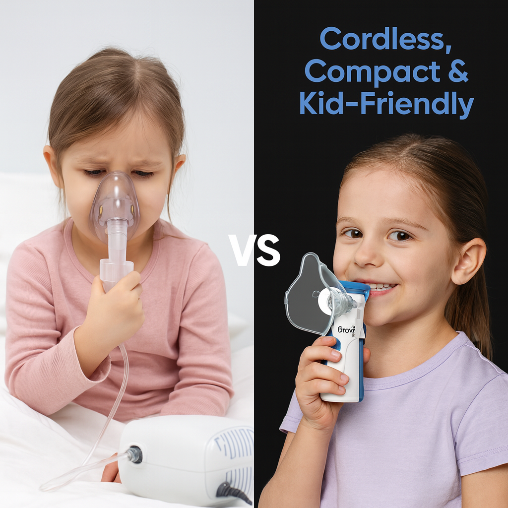 BreatheEase™ – Instant Relief, Anywhere | Silent & Portable Nebulizer