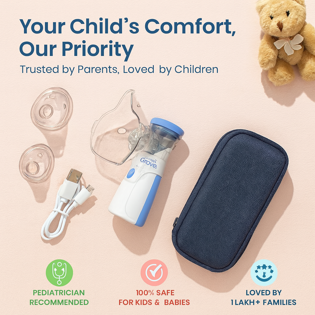 BreatheEase™ – Instant Relief, Anywhere | Silent & Portable Nebulizer