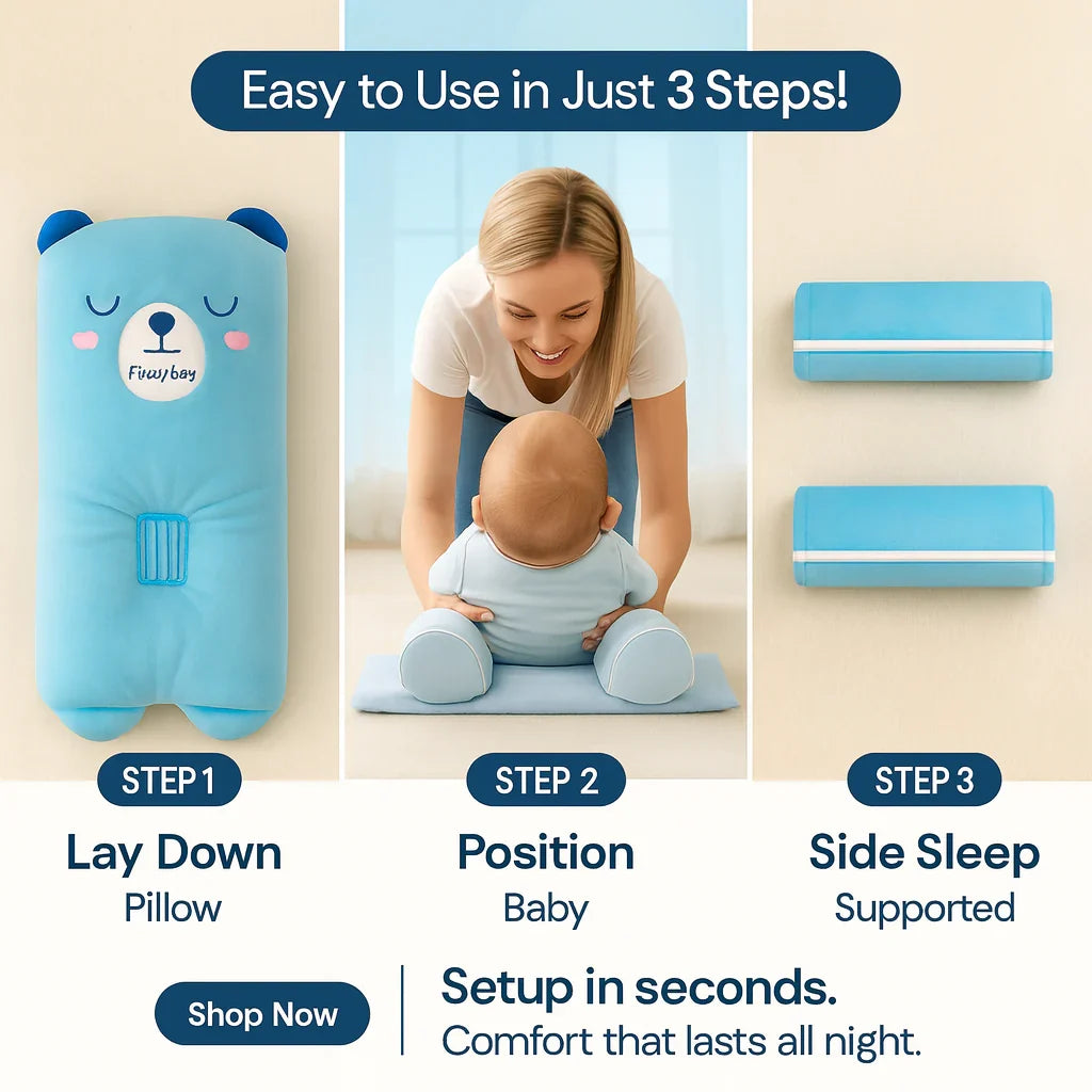 BunnyCloud™ – Baby Head Shaping & Protection Pillow